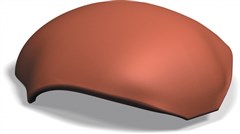 BENDERS Hřebenáč rozdělovací -  barva dle tašky základní - lesklý povrch Candor